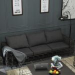 산업 스타일 소파 거실 디자이너 가구 의류 매장 사무실 비즈니스 리셉션 크리에이티브 아이언 소파