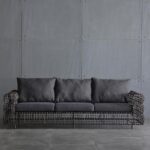 산업 스타일 소파 거실 디자이너 가구 의류 매장 사무실 비즈니스 리셉션 크리에이티브 아이언 소파 - 이미지 4