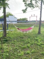 야외 해먹 롤오버 방지 피크닉 캠핑 바베큐 자가 운전 리조트 경치 좋은 여가 더블 스윙 침대 - 이미지 5