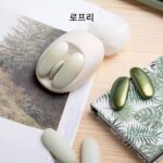 로프리 로프리 소형 플랩 마우스 무선 2.4G 통합 블루투스 듀얼모드 게임 소형장미 소형행복 여아용 - 이미지 4