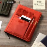일본 LIHIT LAB 커버 북커버 루즈리프 노트 A5B5 다기능 수납백 핸드북