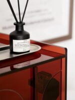 저와 같은 스타일의 사이드 캐비닛, 좁은 하이 캐비닛, 심플하고 가벼운 럭셔리 거실 캐비닛, 벽면 수납장 와인 수납장 - 이미지 5