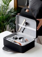 IL RECAFFE 컨큐빈 사이펀 포트 수제 사이펀 커피 포트 홈 레트로 고온 내성 유리 금도금 - 이미지 2