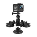 GoPro13/12/ insta360GO3 스포츠 카메라 삼각대 흡입 컵 브라켓 자동차 유리 고정 흡입 컵 - 이미지 5