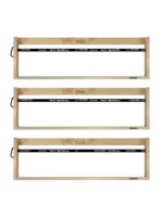 벽걸이 책장, 펀치프리 캠핑 스타일, 북유럽풍 나무 책장, 침실, 거실, 수납형 벽걸이 잡지꽂이 - 이미지 4