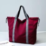 유치원 코튼 퀼트 백팩 옥스포드 천 여행 백팩 끈 가방 트롤리 수하물 탑승 가방 - 이미지 3