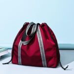 유치원 코튼 퀼트 백팩 옥스포드 천 여행 백팩 끈 가방 트롤리 수하물 탑승 가방 - 이미지 4