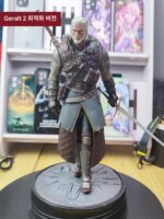 위쳐 3: 와일드 헌트 게임 주변기기 게랄트 화이트 울프 수제 모델 인형 장난감 인형 장식품 재고 있음 - 이미지 2