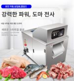 Xuzhong 전자동 닭고기 분쇄기 상업용 닭고기, 오리 및 생선 분쇄기 전기 스테인리스 스틸 쇠고기 냉동육 다이싱기 - 이미지 3