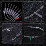 투명 위장 실리콘 스페이스 빈 세트 대형 경쟁용 초강력 크리스탈 8자형 링 플로트 시트 스케일 낚시 액세서리 - 이미지 3