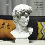 노르딕 스케치 석고 데이비드 인물 조각상 장식품 홈 거실 현관 TV 캐비닛 아트 장식 장식품