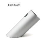 화이트 디자인 크리에이티브 메탈 기울어진 알루미늄 합금 원통형 펜홀더 심플 데스크탑 수납 사무용품