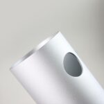 화이트 디자인 크리에이티브 메탈 기울어진 알루미늄 합금 원통형 펜홀더 심플 데스크탑 수납 사무용품 - 이미지 3