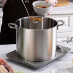 Muchu 수프 냄비 304 스테인리스 스틸 가정용 수프통 수프 스튜 수프 냄비 유도 쿠커 가스 범용 노스틱 대형 냄비 - 이미지 3