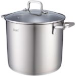 Muchu 수프 냄비 304 스테인리스 스틸 가정용 수프통 수프 스튜 수프 냄비 유도 쿠커 가스 범용 노스틱 대형 냄비 - 이미지 5