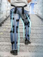 착용형 투명의자 인터넷 셀럽 의자 없는 의자 벨크로 파워 어시스트 시트 고품질 스테인리스 스틸