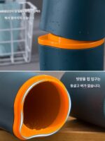 세척컵 휴대용 칫솔컵 여행용 칫솔 치약 보관함 학생 커플 구강세척컵 노르딕 스타일 - 이미지 2