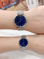 카시오 커플 시계 남녀 공용 초박형 시계 한 쌍, 발렌타인데이에 친구에게 선물하기 좋은 Heart of Darkness Poseidon Limited Edition - 이미지 2