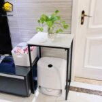 청소 로봇 동반자 수족관 세탁기 대리석 선반 구름 고래 ecbos 소형 선반 데스크탑 사이드 테이블