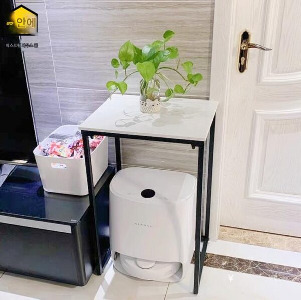 청소 로봇 동반자 수족관 세탁기 대리석 선반 구름 고래 ecbos 소형 선반 데스크탑 사이드 테이블