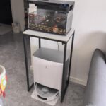 청소 로봇 동반자 수족관 세탁기 대리석 선반 구름 고래 ecbos 소형 선반 데스크탑 사이드 테이블 - 이미지 5