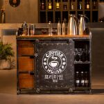 미국 레트로 다이닝 캐비닛 사이드보드 수납 캐비닛 주문 제작 소형 와인 캐비닛 레트로 레스토랑 티 테이블 찬장 - 이미지 2