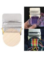 새로운 소형 직조기 도구 DARNING 핸드메이드 개인화 직조기 미니 버전 직기 방적