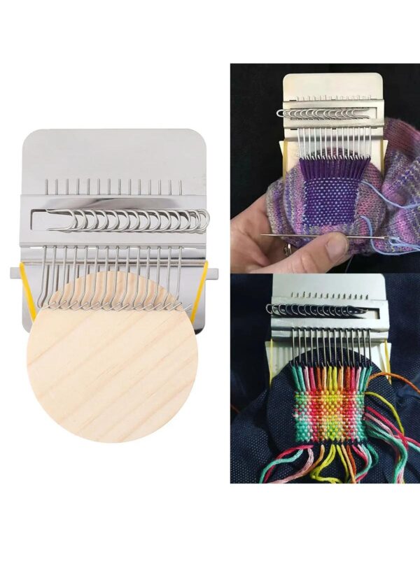 새로운 소형 직조기 도구 DARNING 핸드메이드 개인화 직조기 미니 버전 직기 방적