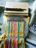 새로운 소형 직조기 도구 DARNING 핸드메이드 개인화 직조기 미니 버전 직기 방적 - 이미지 5