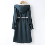 이탈리아 외국 무역 통관 통관 가격 인하 코드 꼬리 단일 꼬리 상품 가축 상품 후드 끈 허리 윈드브레이커 재킷 - 이미지 3