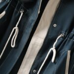 이탈리아 외국 무역 통관 통관 가격 인하 코드 꼬리 단일 꼬리 상품 가축 상품 후드 끈 허리 윈드브레이커 재킷 - 이미지 4