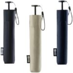 111g 초경량 깃털 3단 우산 휴대용 컴팩트 블랙 접착제 선크림 UV upf50+ 햇살 좋은 날과 비오는 날을 위한 우산 - 이미지 5