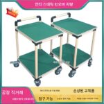 안티 스태틱 턴오버 차량 자재 랙 워크숍 모바일 분류 차량 린 파이프 트롤리 워크벤치 조립 라인 프로모션 - 이미지 2