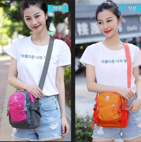 남녀공용 신상 컬러 숄더백, 아웃도어 메신저백, 멀티스포츠 레저백, 지퍼 옵션, 핫세일