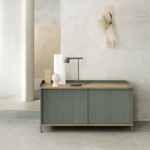 홈 노르딕 크리에이티브 다이닝 사이드보드 모델 룸 디자이너 디자인 수납 캐비닛 미니멀리스트 티 캐비닛 슬라이딩 도어 사이드보드 - 이미지 3