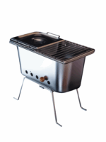 바베큐 그릴 가정용 스테인리스 스틸 카본 야외 바베큐 그릴 숯불 꼬치 야외 숯 야외 스토브 캠핑 - 이미지 5