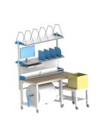 포장 작업대 상업용 포장 테이블 안티 정전 작업대 버블 필름 절단 조절 가능 포장 테이블 사용자 정의 - 이미지 5