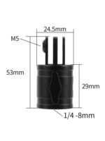 스포츠 카메라 짐벌 커넥터 GOPRO10/9/8 DJI 360° 회전 조절식 짐벌 베이스 브라켓 액세서리 - 이미지 2