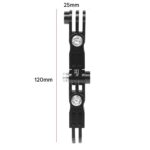 스포츠 카메라 익스텐션 로드 고프로 디지 차량 헬멧 고정 브라켓 알루미늄 금속 다방향 조정 암 액세서리 - 이미지 3