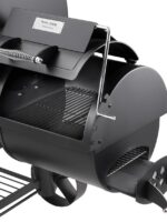 가정용 기차 스토브 흡연기 야외 숯불 바베큐 스토브 빌라 바베큐 스토브 상업용 미국산 과일 나무 흡연기 - 이미지 2