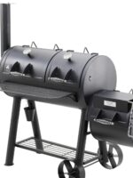 가정용 기차 스토브 흡연기 야외 숯불 바베큐 스토브 빌라 바베큐 스토브 상업용 미국산 과일 나무 흡연기 - 이미지 4