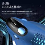 다채로운 M618XSD Explorer 무선 엄지 수평 스크롤 휠 인체공학적 3모드 충전식 수직 마우스 - 이미지 3