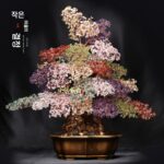 천연 수정 돈나무 거실 와인 캐비닛 현관 포춘 장식 오픈 하우스 이사 선물 홈 데코레이션 심플