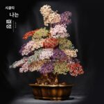 천연 수정 돈나무 거실 와인 캐비닛 현관 포춘 장식 오픈 하우스 이사 선물 홈 데코레이션 심플 - 이미지 2