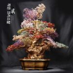 천연 수정 돈나무 거실 와인 캐비닛 현관 포춘 장식 오픈 하우스 이사 선물 홈 데코레이션 심플 - 이미지 4