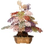 천연 수정 돈나무 거실 와인 캐비닛 현관 포춘 장식 오픈 하우스 이사 선물 홈 데코레이션 심플 - 이미지 5