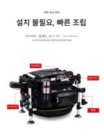 예주 2025 신제품 낚시상자 초경량 접이식 다기능 낚시의자 두꺼워진 전지형 야생 낚시의자 장비 좌석 - 이미지 5