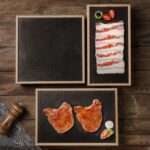 록 플레이트 스시 슬레이트 일본식 바베큐 플레이트 크리에이티브 핫팟 플래터 일본 음식 플레이트 식기 세트 상업용 - 이미지 2