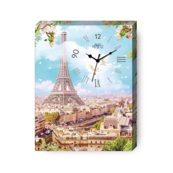 3D-JP 프레임리스 시계 퍼즐 366피스 거실 벽시계 벽장식 파리스프링오드 HK1003 3djp