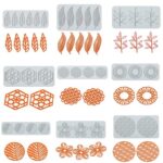 새로운 홀로우 리프 화환 크리에이티브 분자 요리 플레이팅 장식 꾸밈 바삭바삭한 실리콘 몰드 레이스 몰드 - 이미지 3